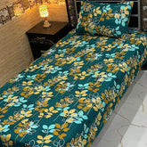 4 Pieces Crystal Cotton Single Pair Bedsheet  SB 530